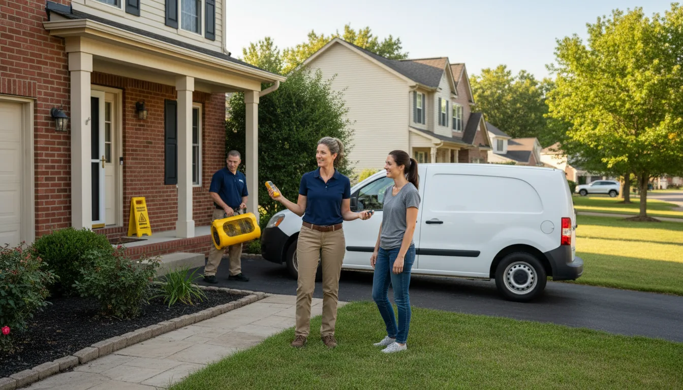 Water restoration image for Mold Remediation in Frankston, TX